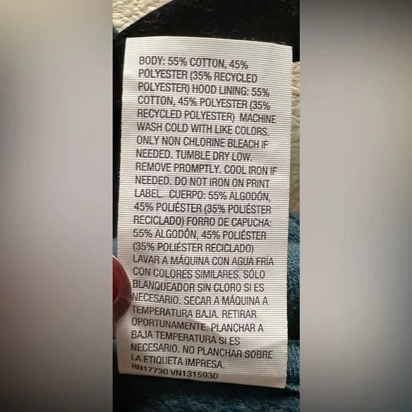 ALL IN MOTION  NEW NO TAGS   Teal Full-Zip Hoodie - Picture 5 of 7